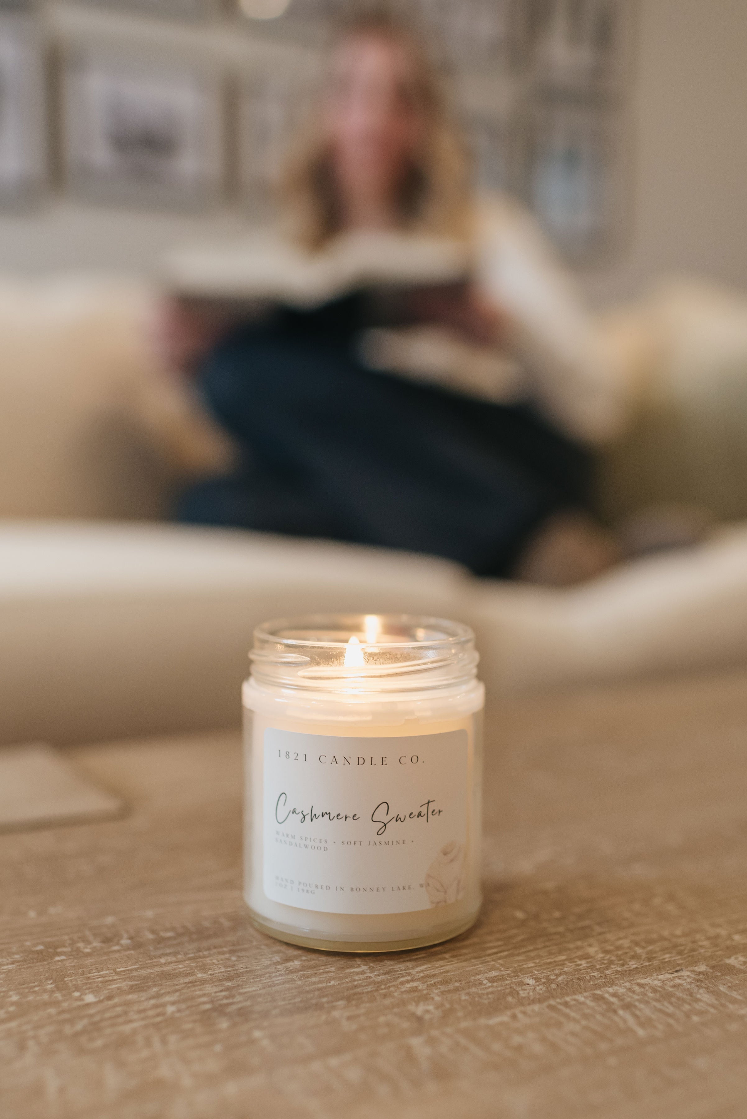 7oz Coconut Wax Candles - Clean Burning, Non Toxic Candles – 1821