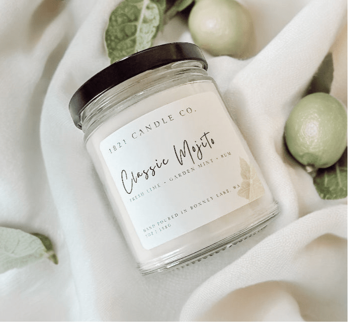 Classic Mojito Candle (Lid Will Be Gold)
