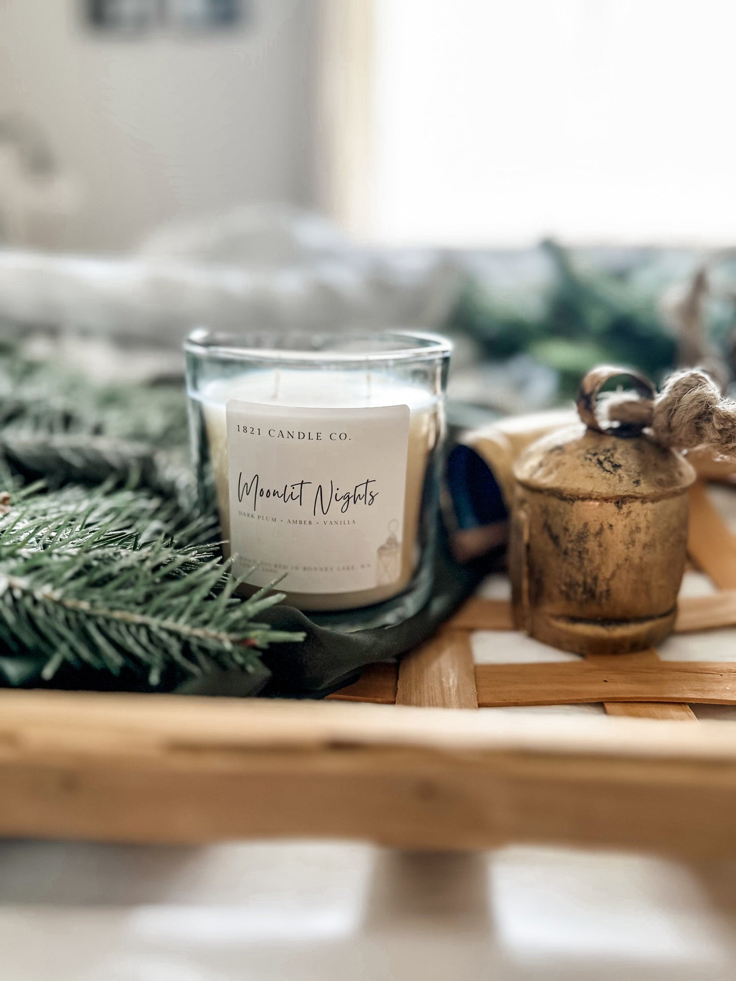 Moonlit Nights 12oz Candle - Amber, Plum, Vanilla