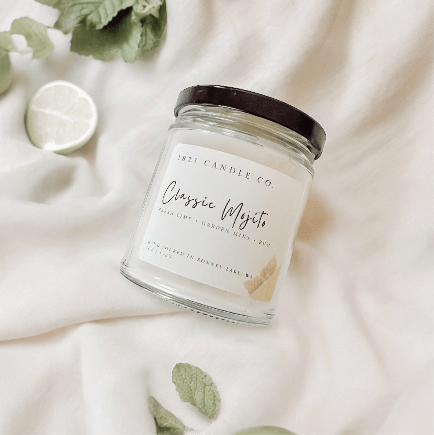 Classic Mojito Candle (Lid Will Be Gold)