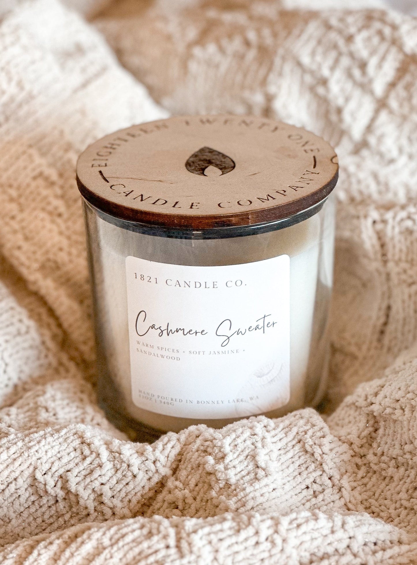 Cashmere Sweater 12oz Candle