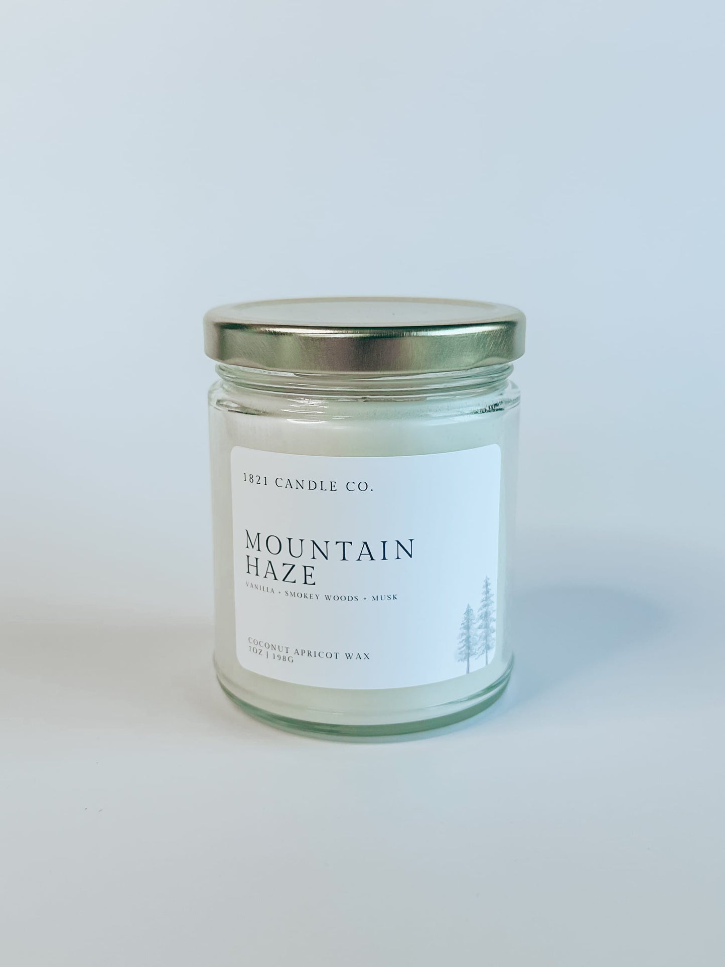 Mountain Haze 7oz Candle | Vanilla, Lavender, Woods | Coconut Apricot Wax