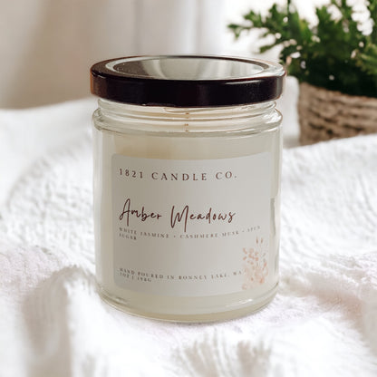 Amber Meadows 7oz Candle