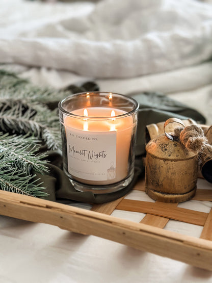 Moonlit Nights 12oz Candle - Amber, Plum, Vanilla
