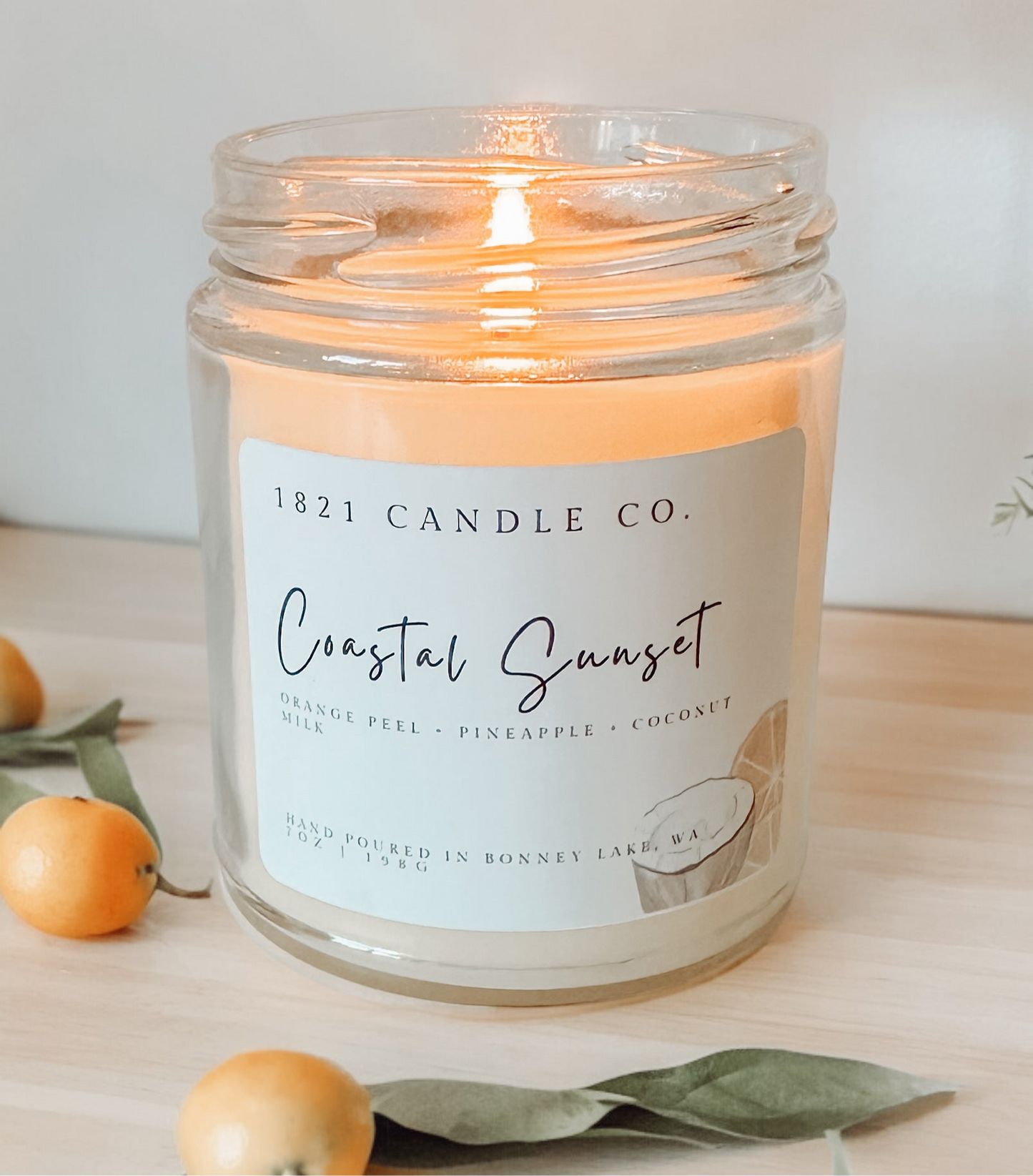 Coastal Sunset Candle