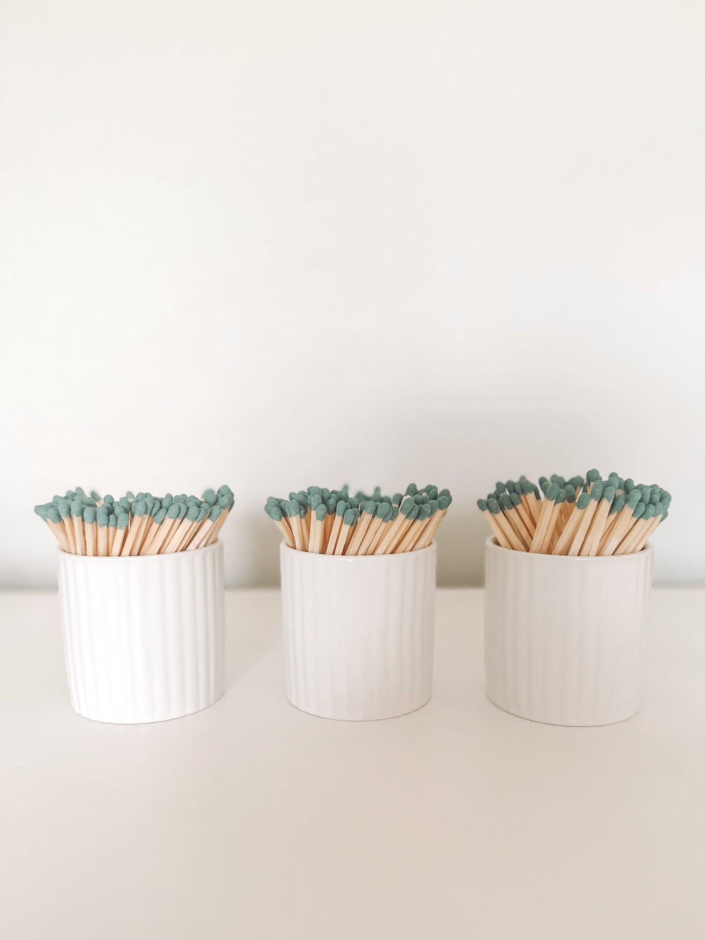 4in Safety Match Vessel | Green Tip Safety Match | 100CT Safety Matches