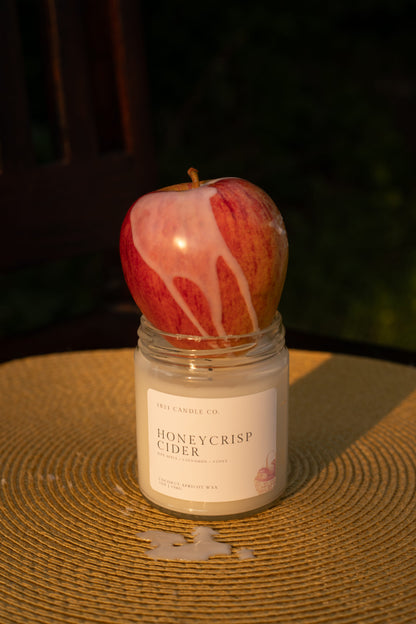 Honeycrisp Cider 7oz Candle | Cinnamon, Apple Clove | Fall Coconut Wax Candle