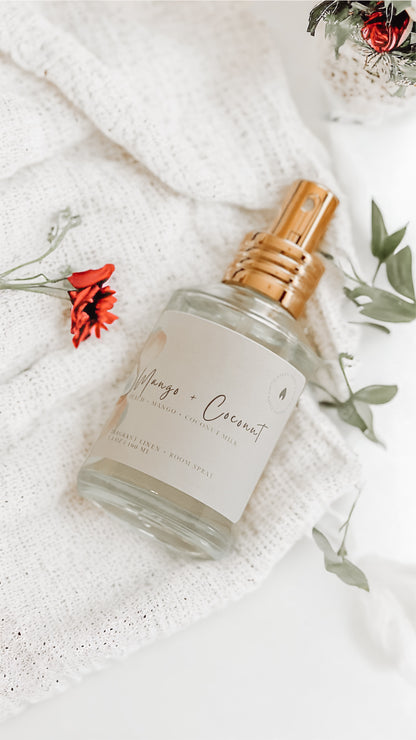 Mango + Coconut | Linen, Room + Body Spray