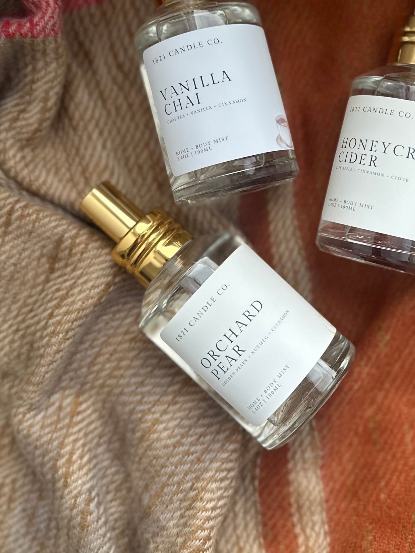 Orchard Pear Home + Body Mist | Pear, Nutmeg, Cinnamon | Fall Home Air Freshener