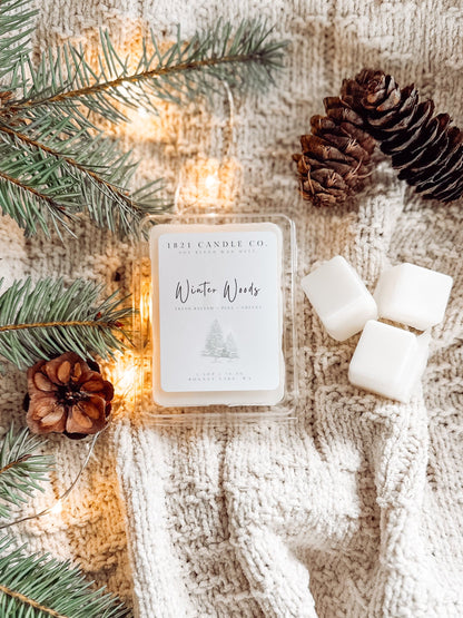 Winter Woods 2.5oz Wax Melt - Balsam, Pine, Cedar