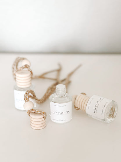 Sunwashed Car Diffuser | Orange, Cotton, Coconut | Car Air Freshener