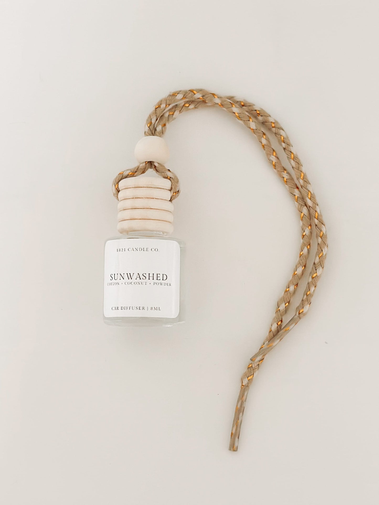Sunwashed Car Diffuser | Orange, Cotton, Coconut | Car Air Freshener