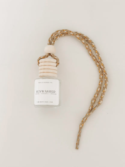 Sunwashed Car Diffuser | Orange, Cotton, Coconut | Car Air Freshener