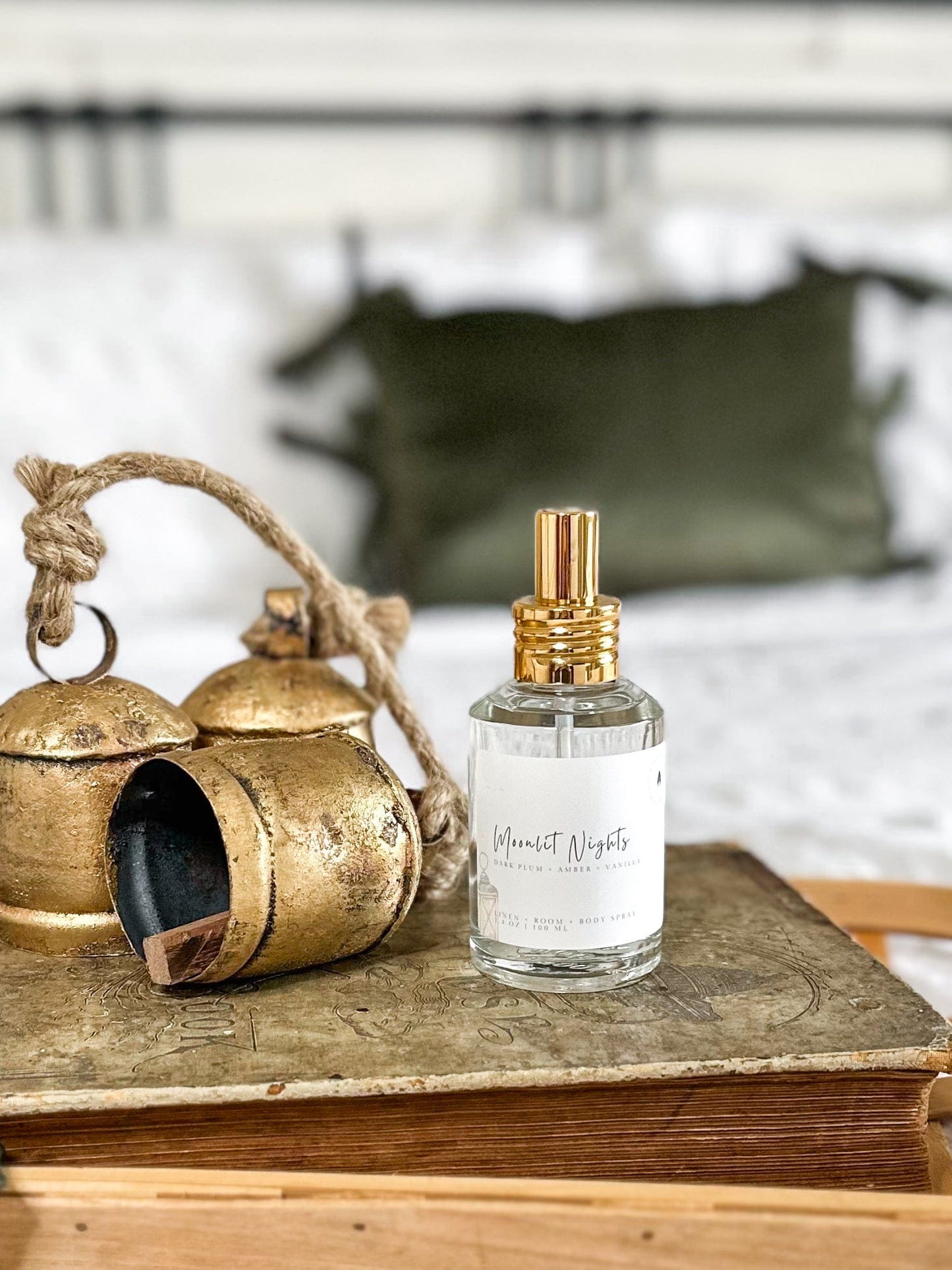 Moonlit Nights Linen + Room Spray - Amber, Plum, Vanilla