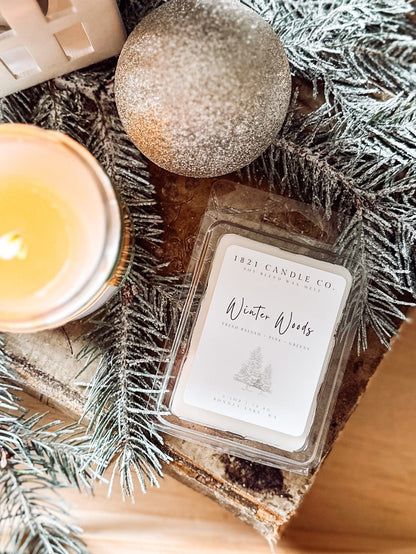 Winter Woods Bundle (Candle, Linen + Room Spray, Wax Melt)