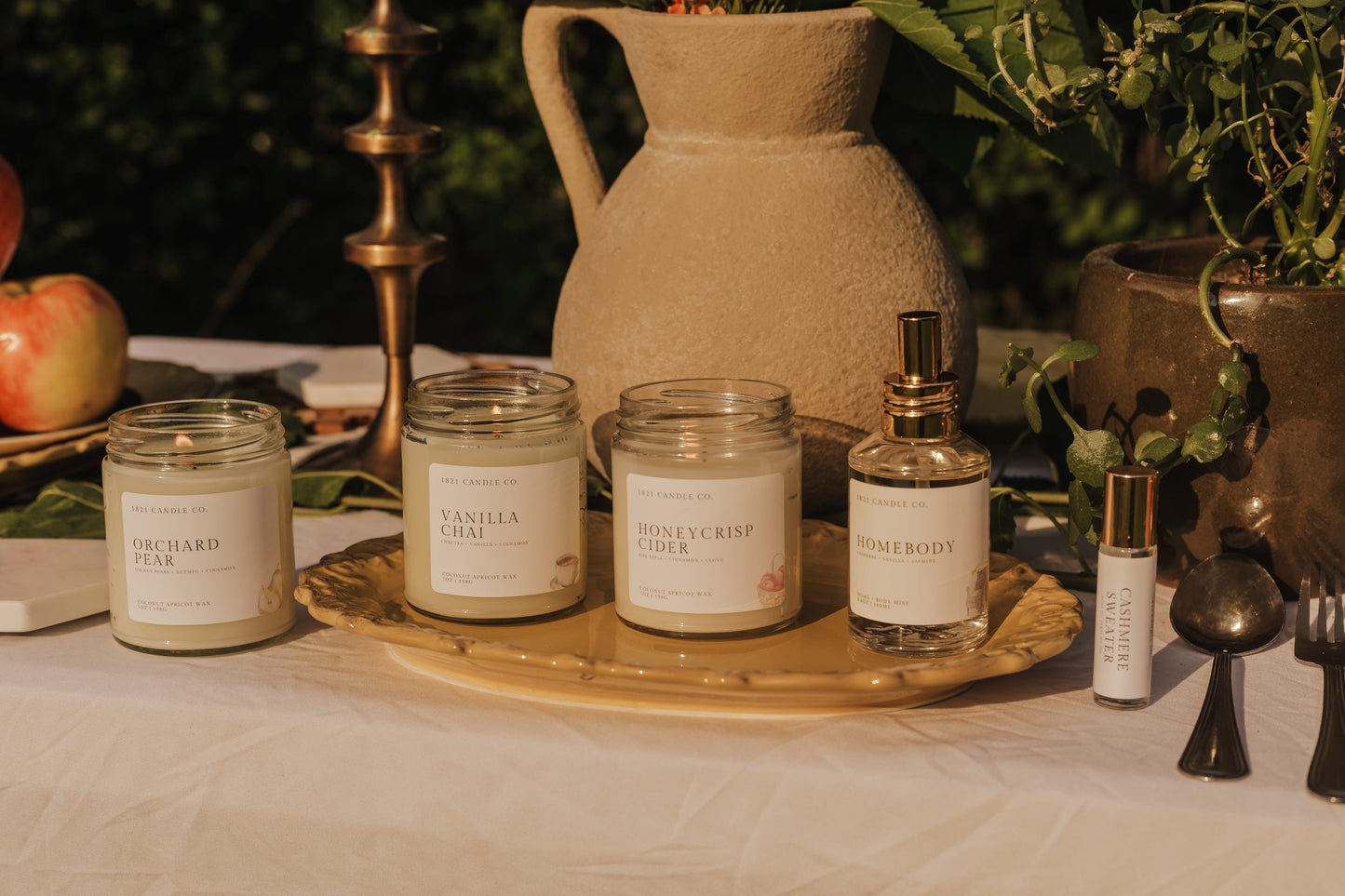 Vanilla Chai 7oz Candle | Chai Tea, Clove, Vanilla | Fall Coconut Wax Candle