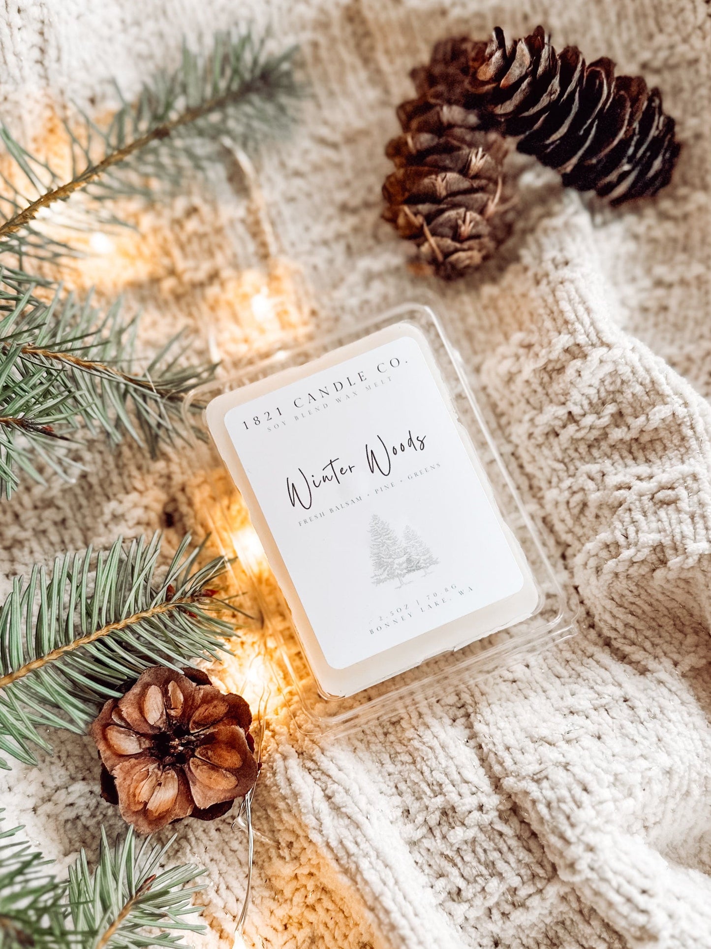 Winter Woods 2.5oz Wax Melt - Balsam, Pine, Cedar