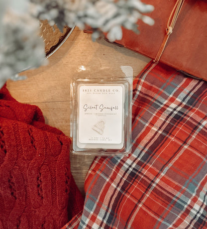 Silent Snowfall 2.5oz Wax Melt - Spruce, Peppermint, Vanilla