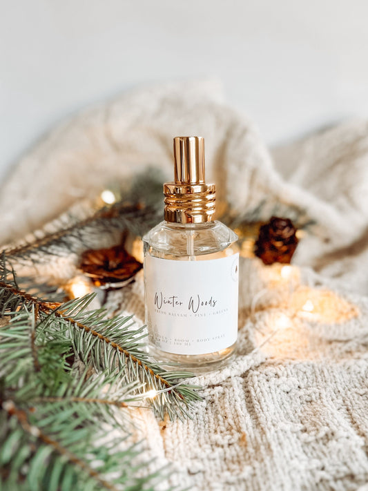 Winter Woods Linen + Room Spray - Balsam, Pine, Cedar