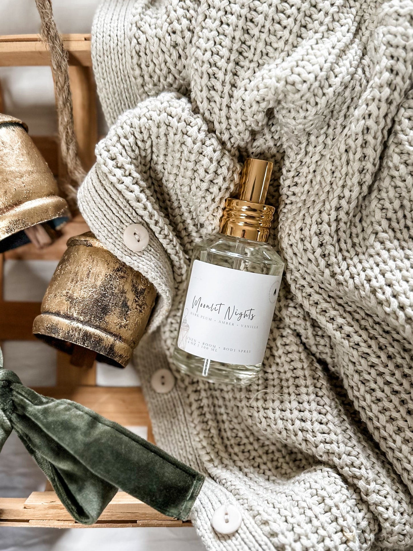 Moonlit Nights Linen + Room Spray - Amber, Plum, Vanilla