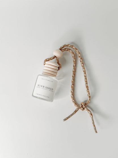 Sunwashed Car Diffuser | Orange, Cotton, Coconut | Car Air Freshener