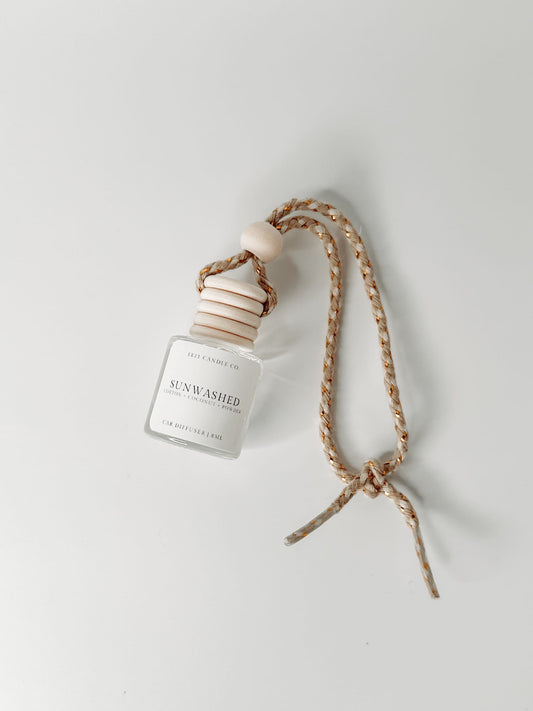 Sunwashed Car Diffuser | Orange, Cotton, Coconut | Car Air Freshener