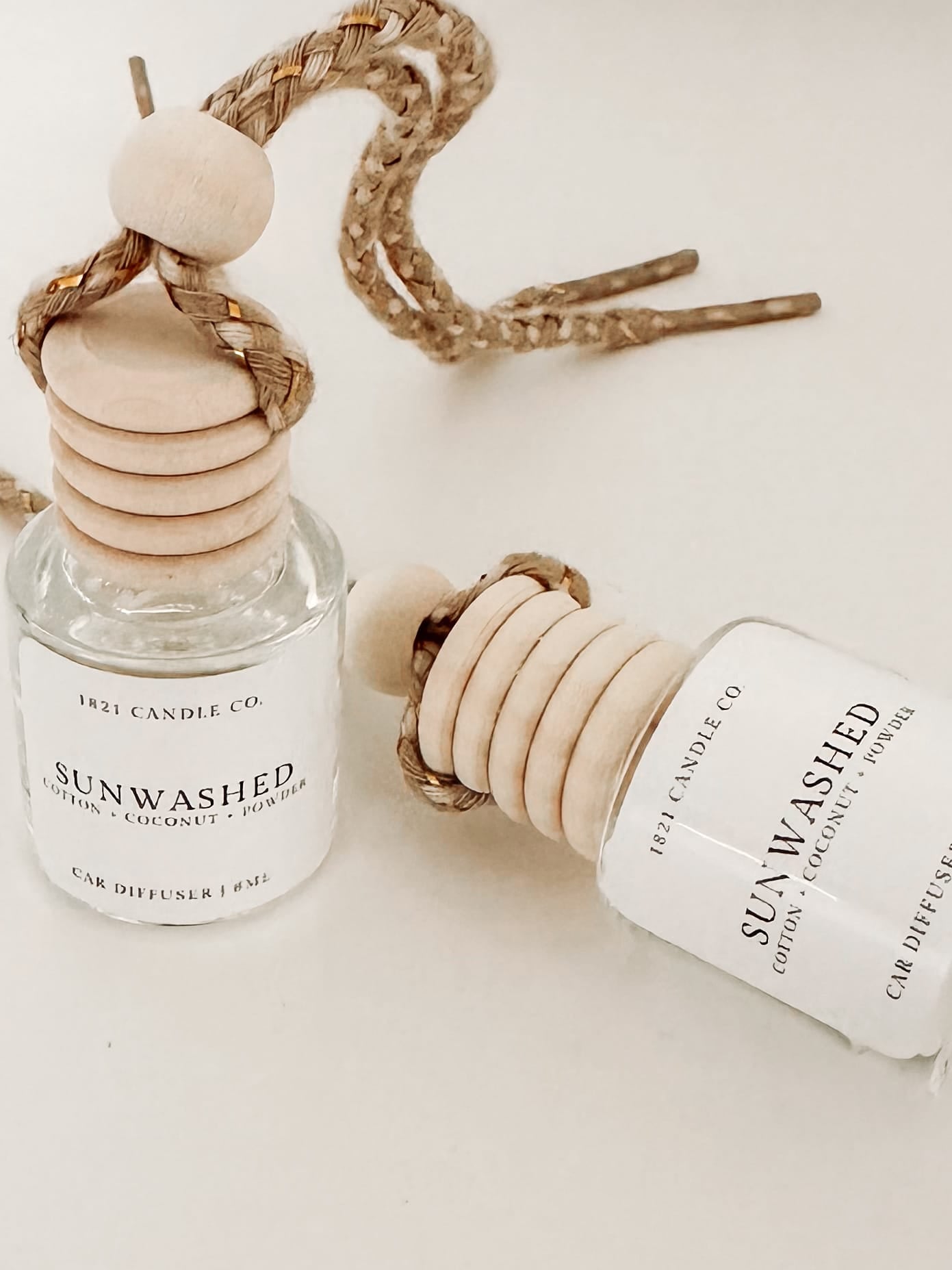 Sunwashed Car Diffuser | Orange, Cotton, Coconut | Car Air Freshener