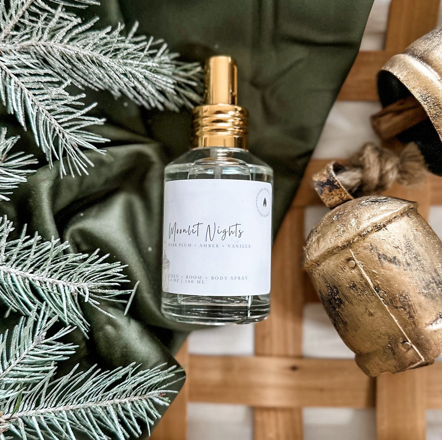 Moonlit Nights Linen + Room Spray - Amber, Plum, Vanilla