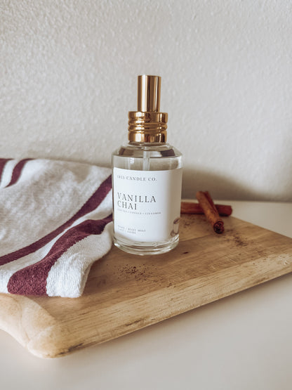 Vanilla Chai Home + Body Mist | Chai Tea, Clove, Nutmeg | Fall Home Air Freshener