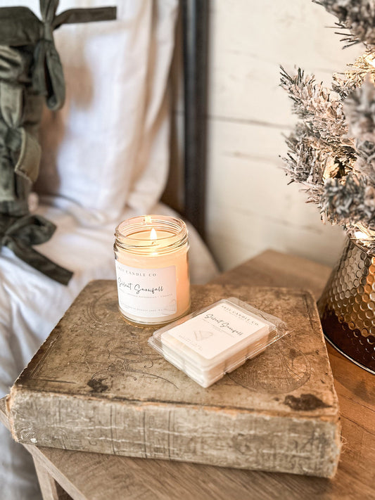 Silent Snowfall Bundle (Candle, Linen + Room Spray, Wax Melt)