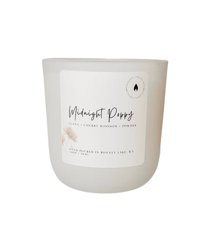 Midnight Poppy Candle