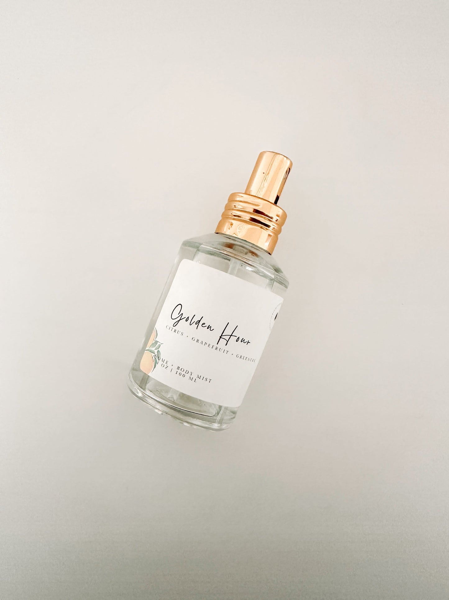 Golden Hour | Citrus, Grapefruit, Greenery | Home + Body Mist