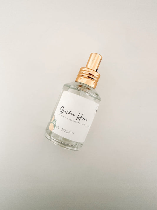 Golden Hour | Citrus, Grapefruit, Greenery | Home + Body Mist