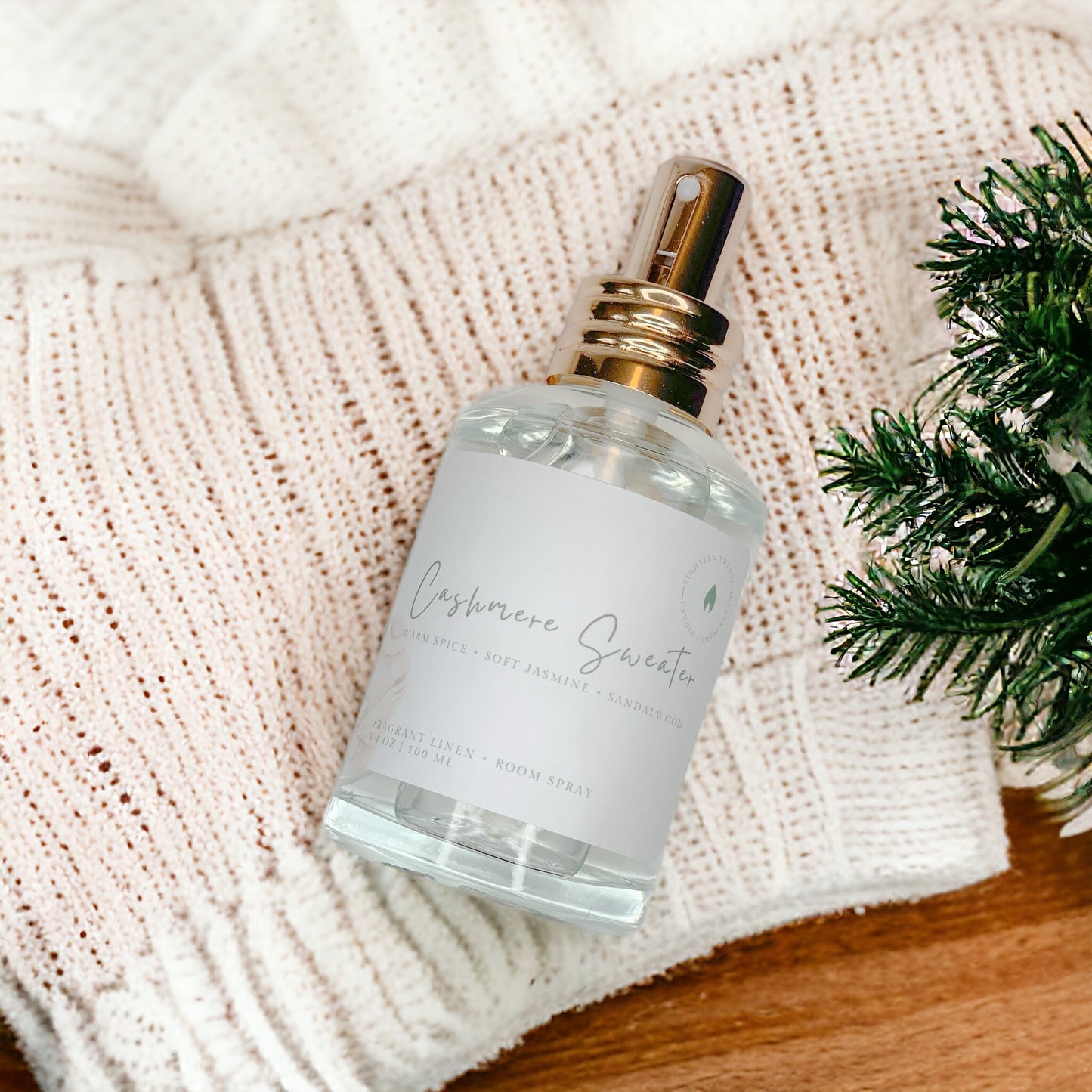 Cashmere Sweater | Linen, Room + Body Spray