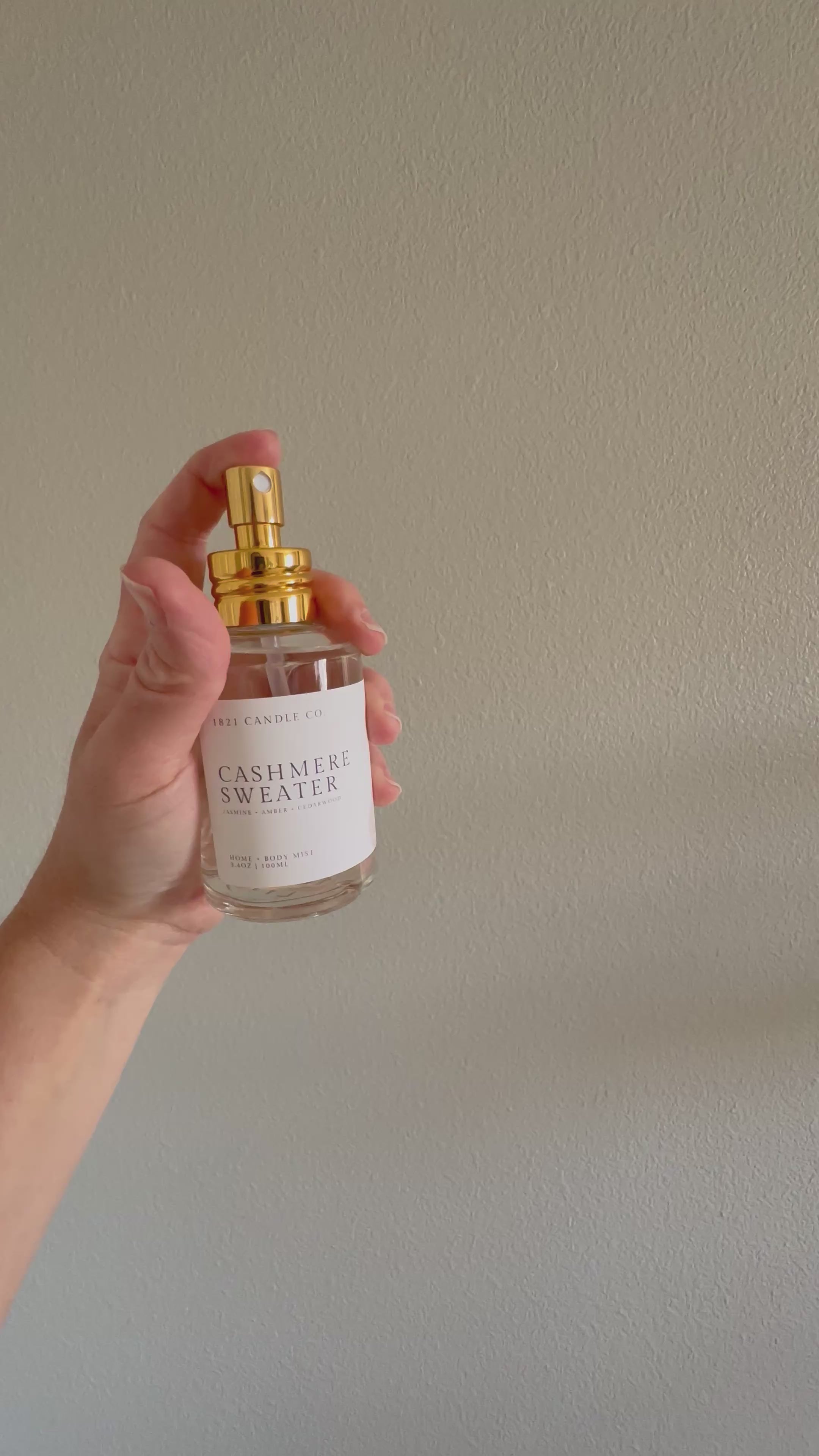 Cashmere Sweater Home + Body Mist | Cocoa Butter, Amber, Jasmine